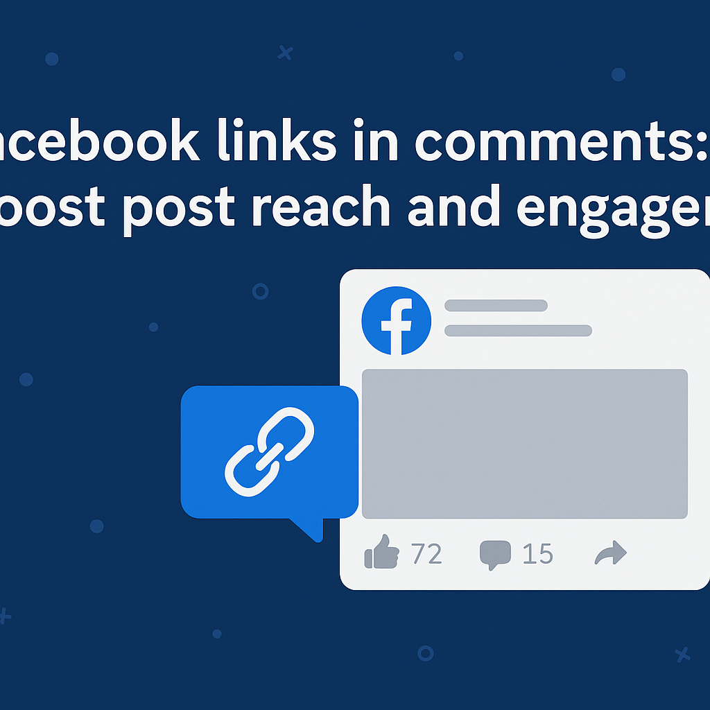 Facebook Links in Comments: Why this Strategy Boosts Post Visibility and Engagement on the Platform