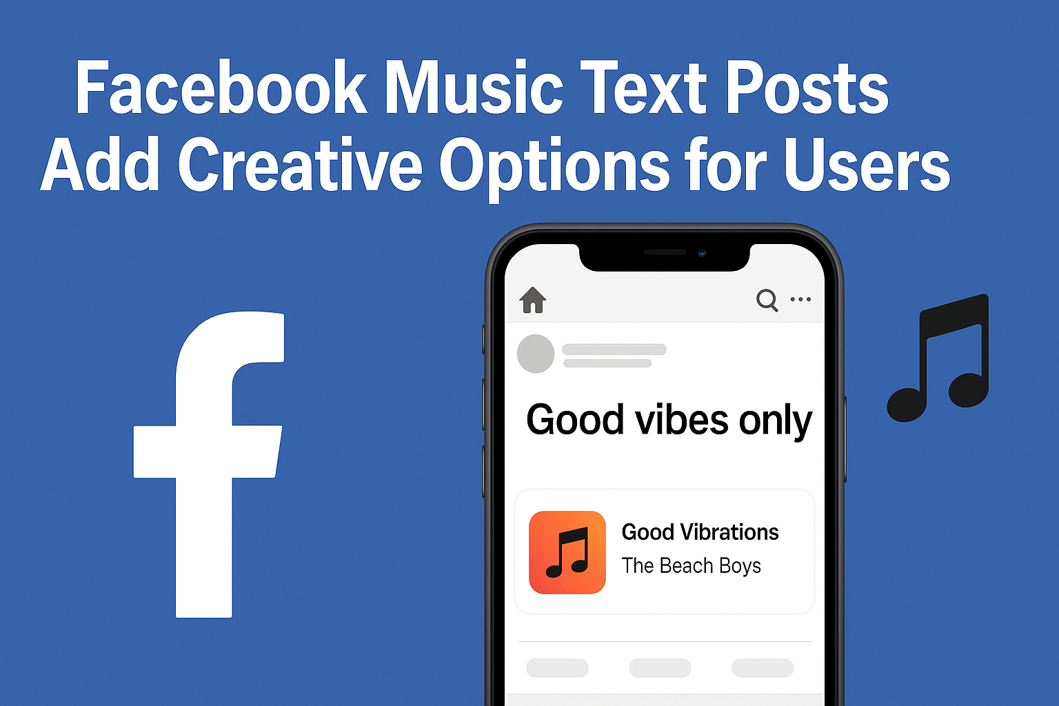 Facebook Music Text Posts Now Bring More Creative Options for Users