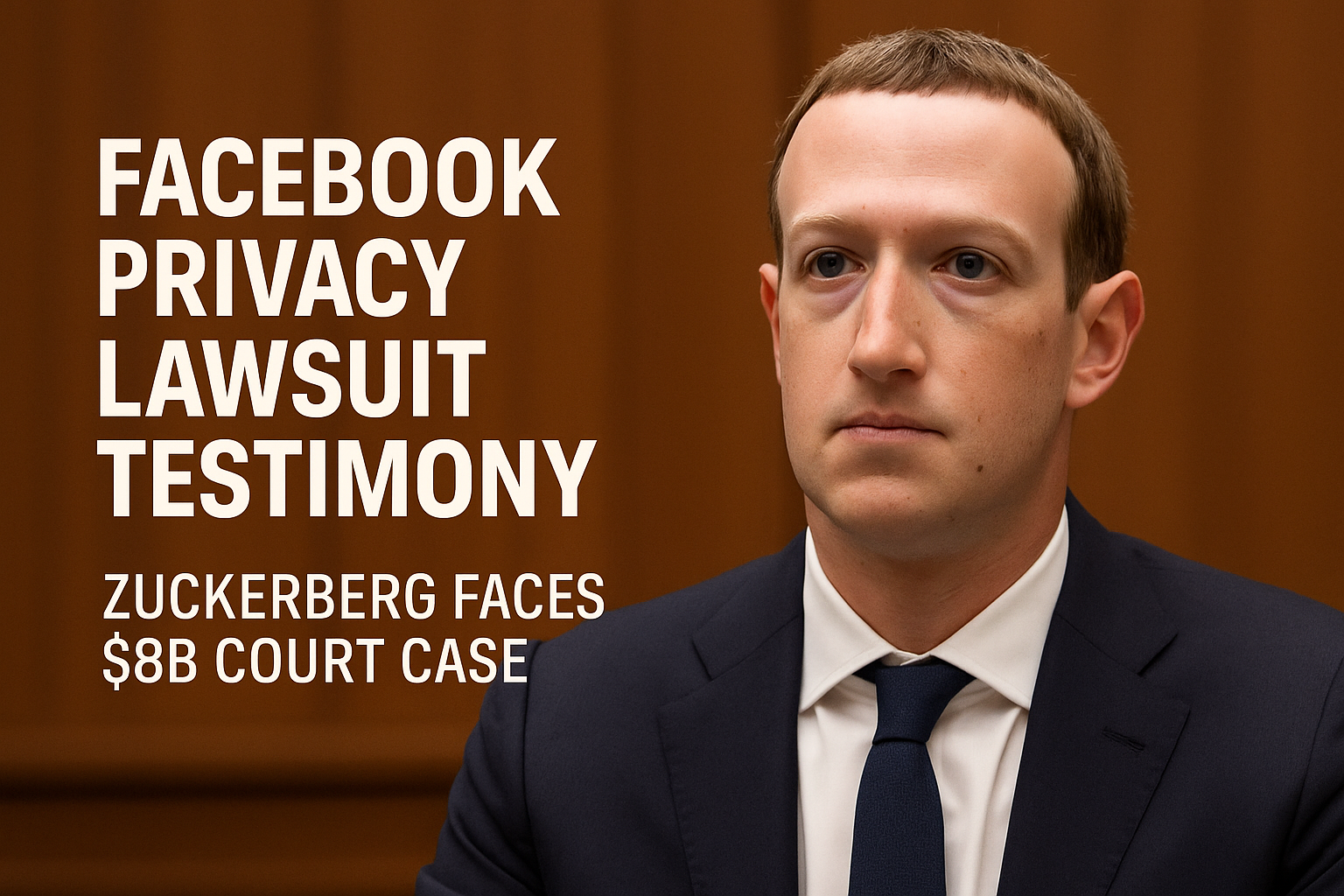 Facebook Privacy Lawsuit Testimony: Mark Zuckerberg to Appear in $8 Billion Meta Court Case