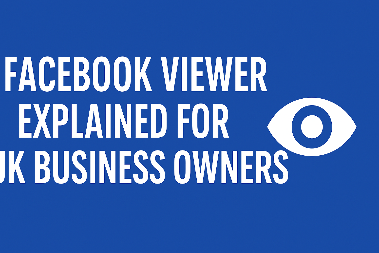 Facebook Viewer Explained for UK Business Owners