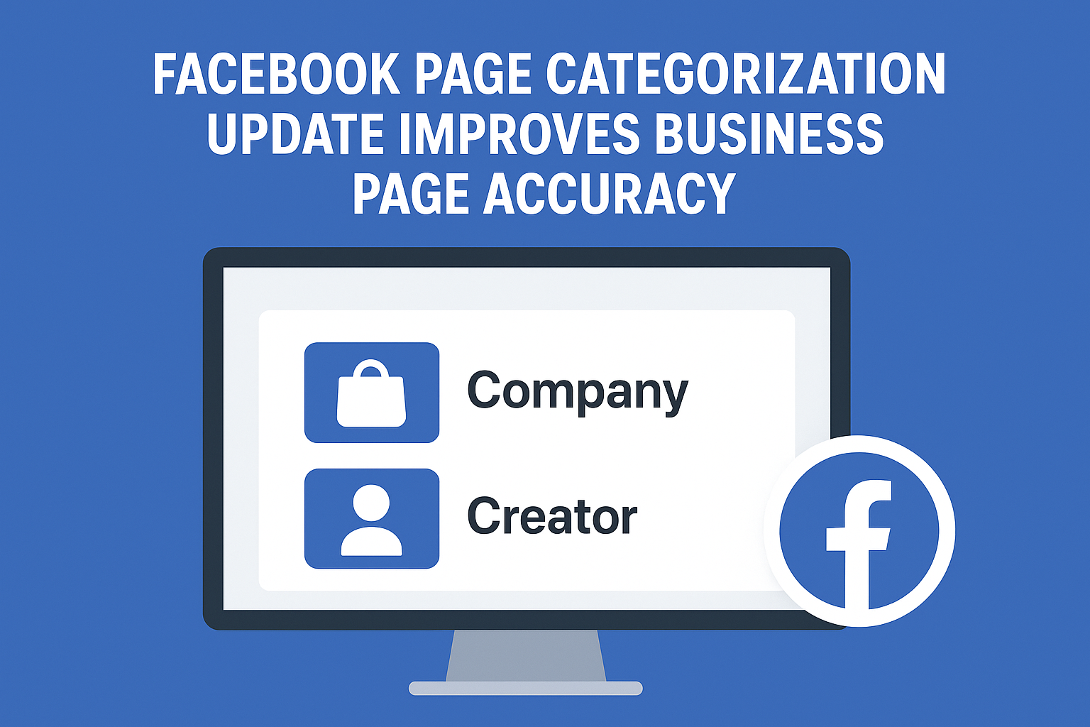 Facebook Page Categorization Update Improves Business Page Accuracy