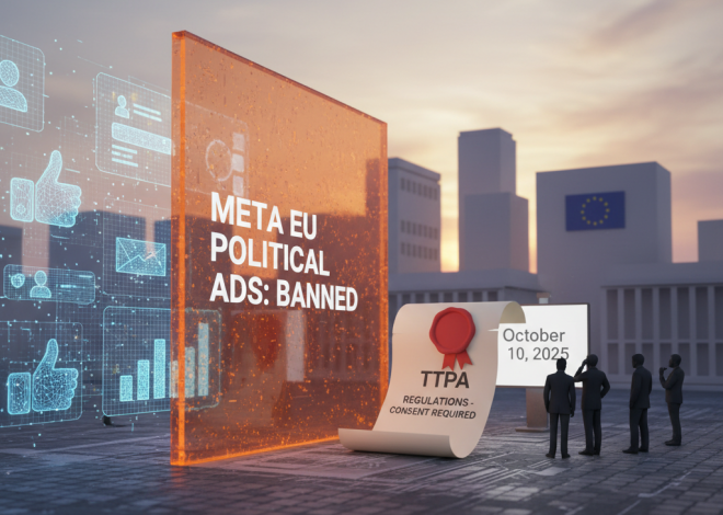 Meta EU Political Ads Banned Under New Regulations This Week