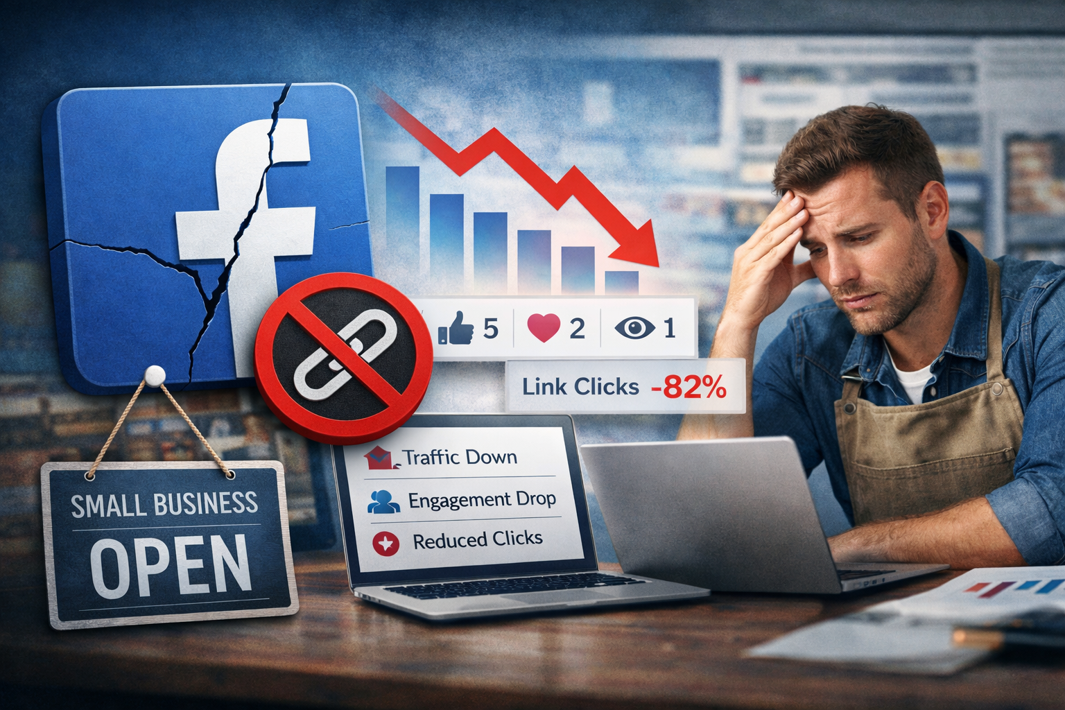 Facebook Link Limits Impact Small Businesses