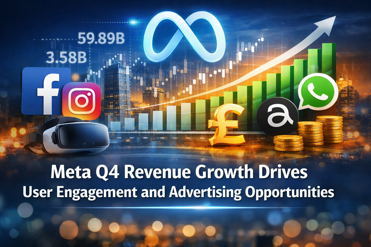 Meta Q4 Revenue Growth Drives User Engagement and Advertising Opportunities