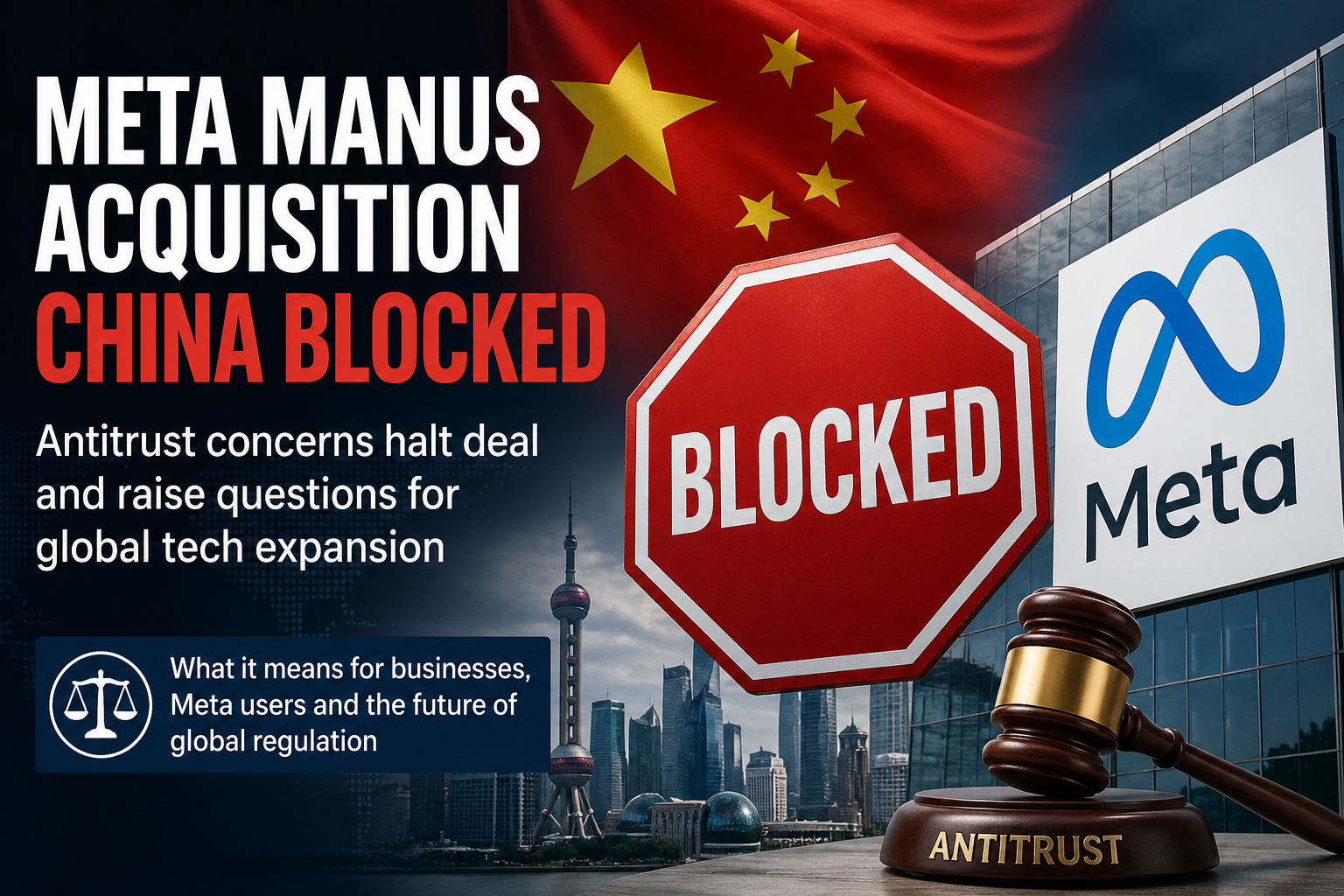 Meta Manus Acquisition China blocked: What it means for Businesses Relying on Meta Support