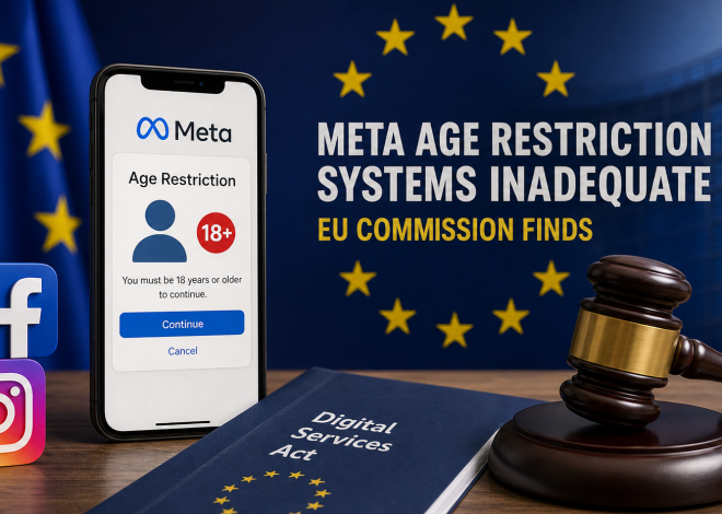 Meta Age Restriction Systems Ruled Inadequate by EU
