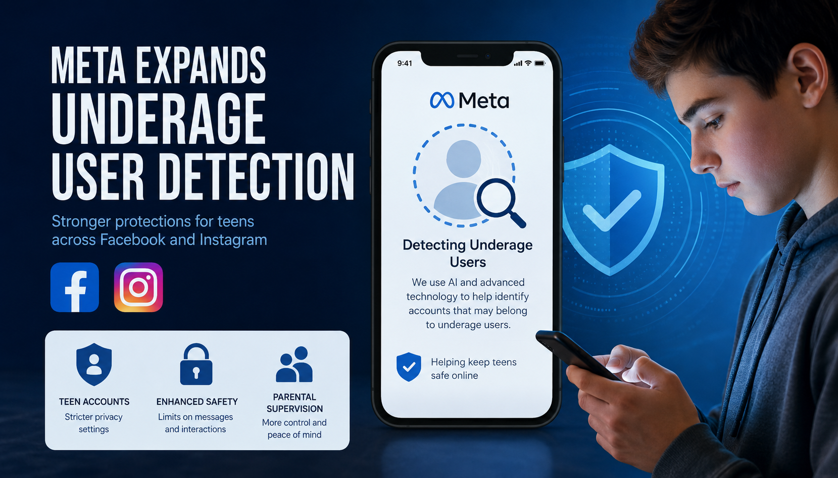 Meta Underage User Detection Expands Across Facebook And Instagram