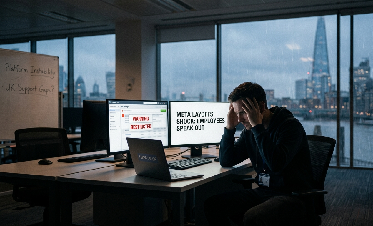 “I Cry In The Shower”: Meta Layoffs and UK Ad Instability