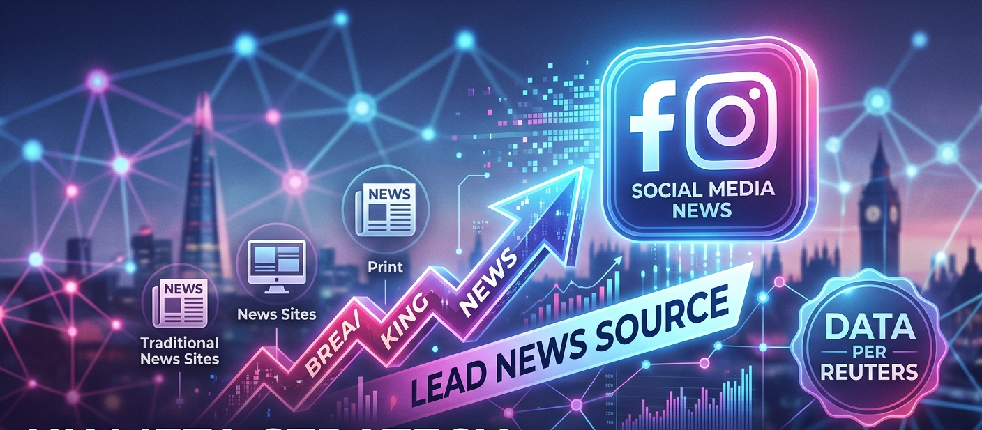Social Media is the Leading Source of News, Per Reuters: What It Means for UK Meta Strategy