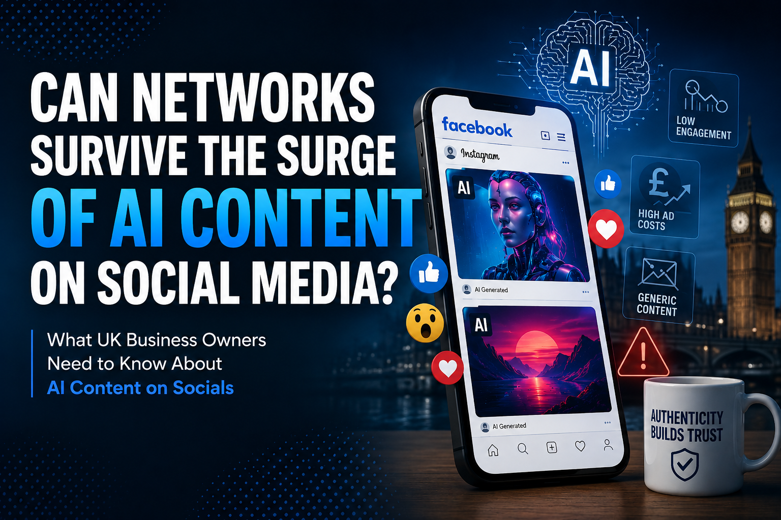 Can Social Media Platforms Survive AI Content on Social Media?