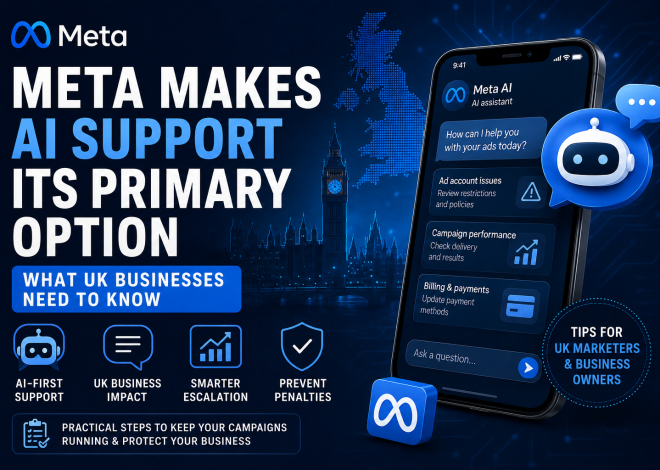 Meta Makes AI Support Assistant Its Primary Support Option: What UK Businesses Need to Know